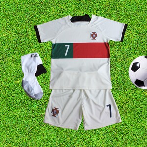 Camiseta CR7 Cristiano Ronaldo Regalo de fútbol Camiseta de fútbol con  estampado blanco para niños -  México