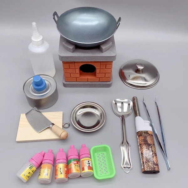 Real Miniature Stove: Mini Kitchen Stove Can Real Cook Tiny Food