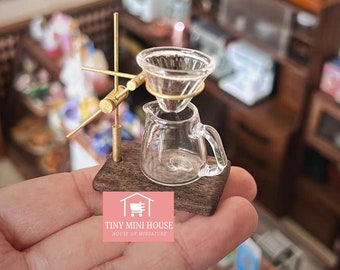 Miniature Coffee Drip Maker Can Real Working And Brewing Mini Coffee
