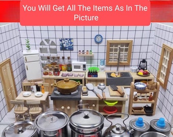 Real Miniature Kitchen Set: Tiny Cooking, Interactive Play