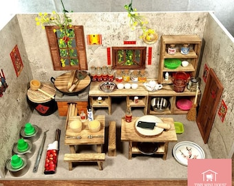 Real Miniature Kitchen Set: Tiny Cooking Show Playset