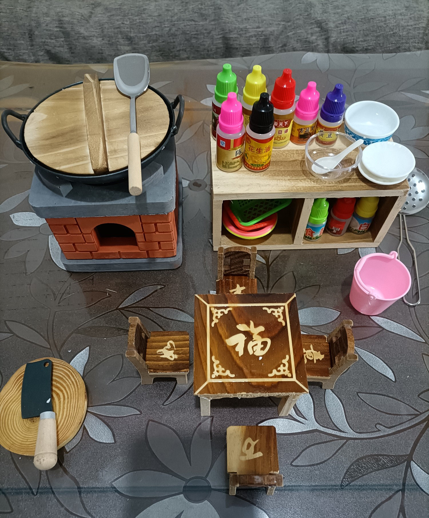 REAL Working Mini Kitchen Set for Cook Real Tiny Food Include All