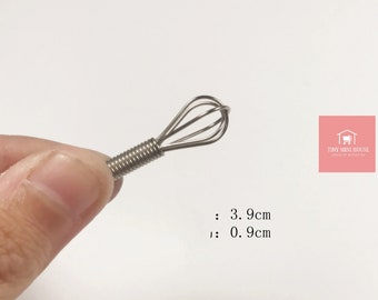 Miniature Whisk: Real Cooking Tool, Dollhouse Accessory