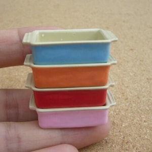 Real Miniature Cooking Metal Baking Tray For dolls House Or Mini Cooking Kitchen