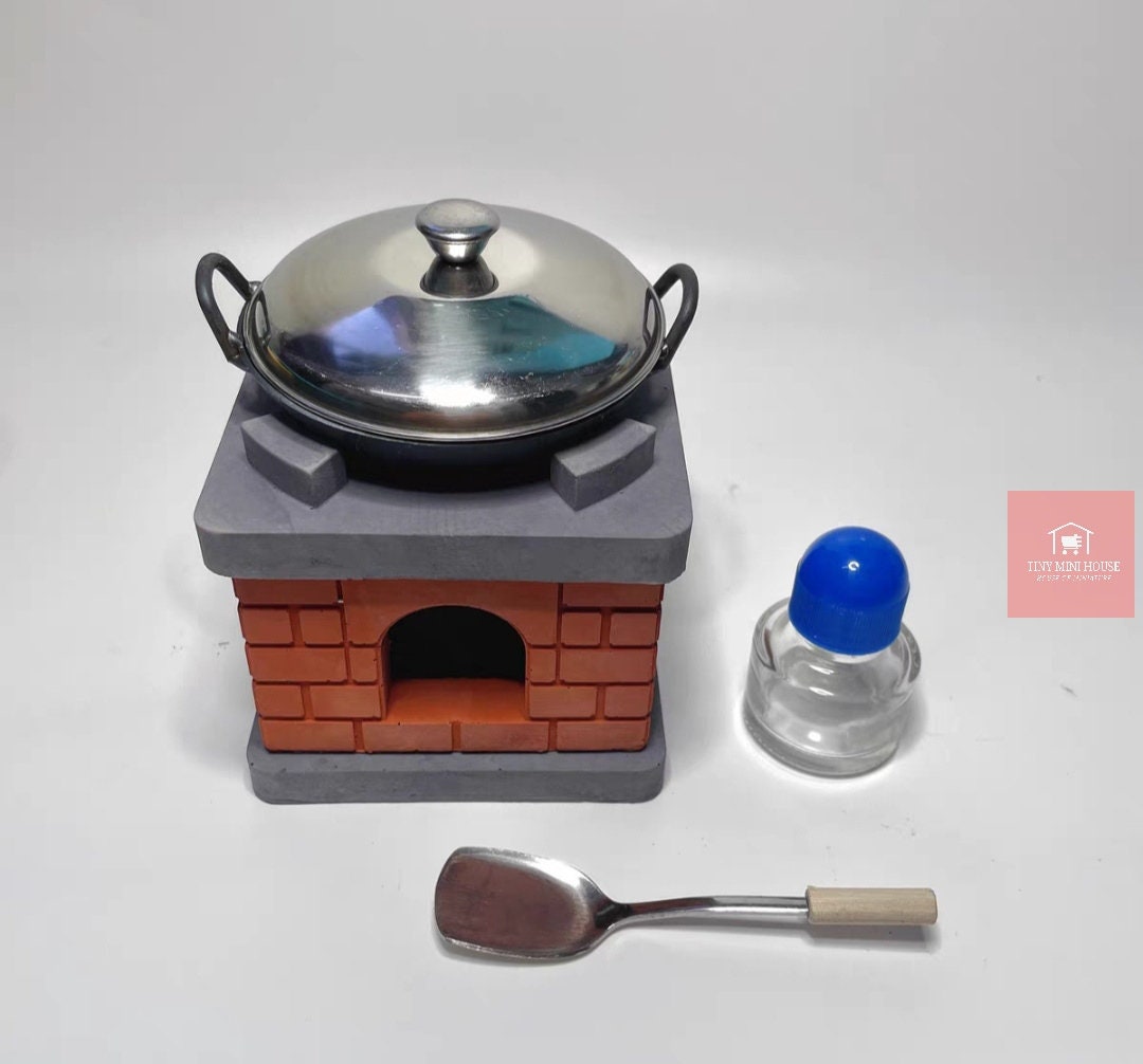 Miniature Korean Cooking Stew Pot : cook tiny edible food – Real