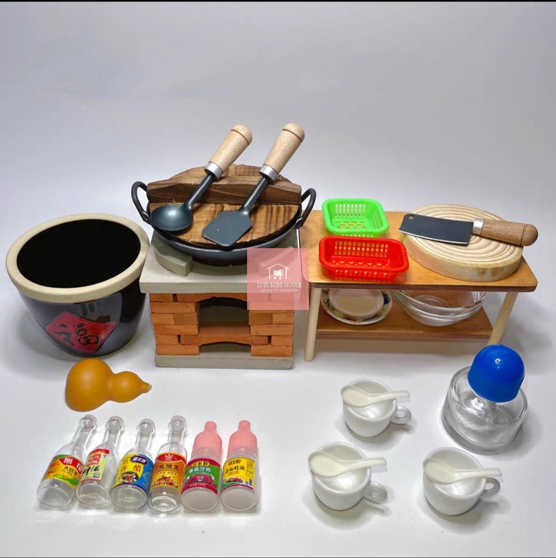 REAL Mini Kitchen Set Can Cook Real Mini Food Include All Etsy