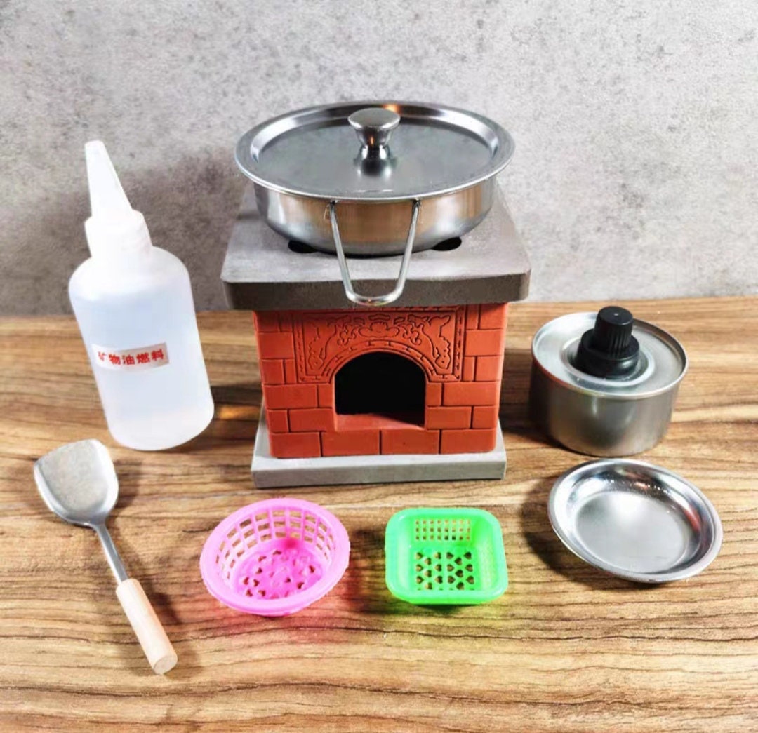 Real Working Mini Kitchen Set Can Cook Real Mini Food for Tiny Etsy