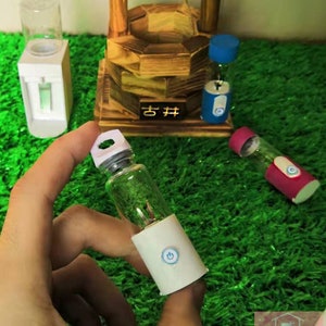 Liquidificador espremedor em miniatura real pode misturar mini alimentos