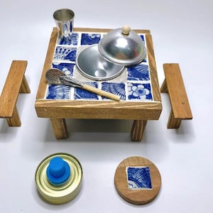 Miniature Kitchen Hot Pot Set: Real Tiny Food Cooking