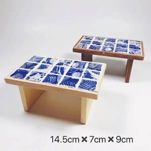 Real Miniature Vintage Kitchen Wooden Cooking Table For Mini kitchen set
