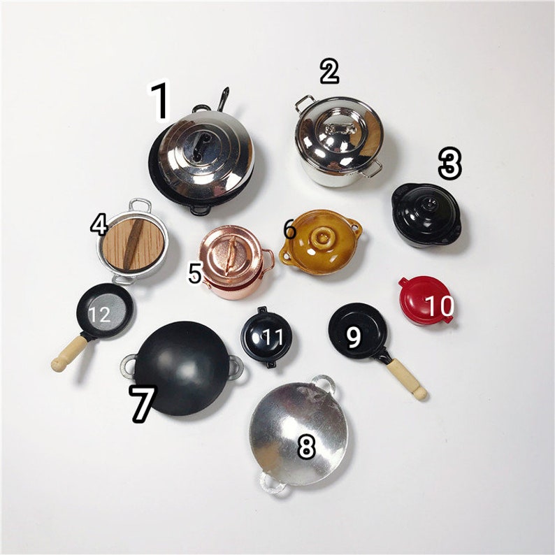 Miniature Real Cooking Cookware Perfect for Your Real Mini Etsy