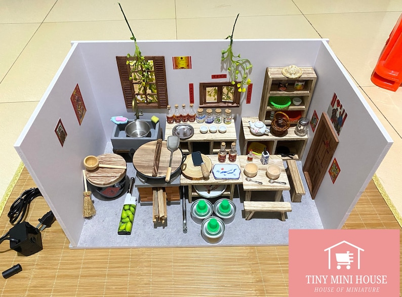 Real Working Mini Kitchen Set Can Cook Real Mini Food for Tiny Cooking