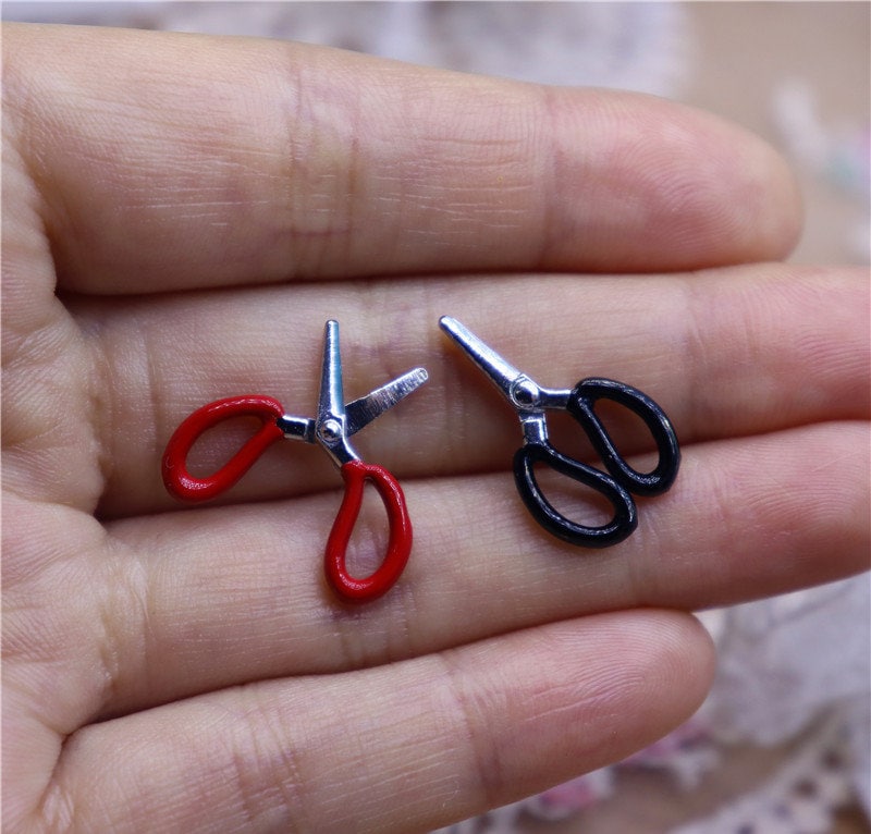 Real Miniature Scissor for Dollhouse Kitchen Can Real Cut - Etsy