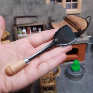 Real Miniature Cooking: Tiny Spatula and Strainer Can Used for