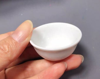 Real Miniature ceramic Bowl For Real Mini Cooking or Dollhouse Accessories