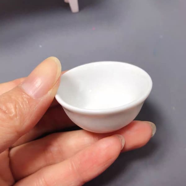 Real Miniature ceramic Bowl For Real Mini Cooking or Dollhouse Accessories