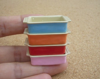 Real Miniature Cooking Metal Baking Tray For dolls House Or Mini Cooking Kitchen