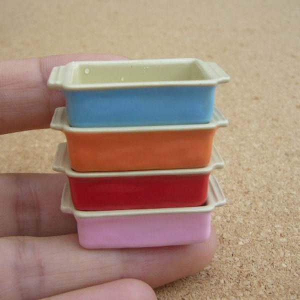 Real Miniature Cooking Metal Baking Tray For dolls House Or Mini Cooking Kitchen