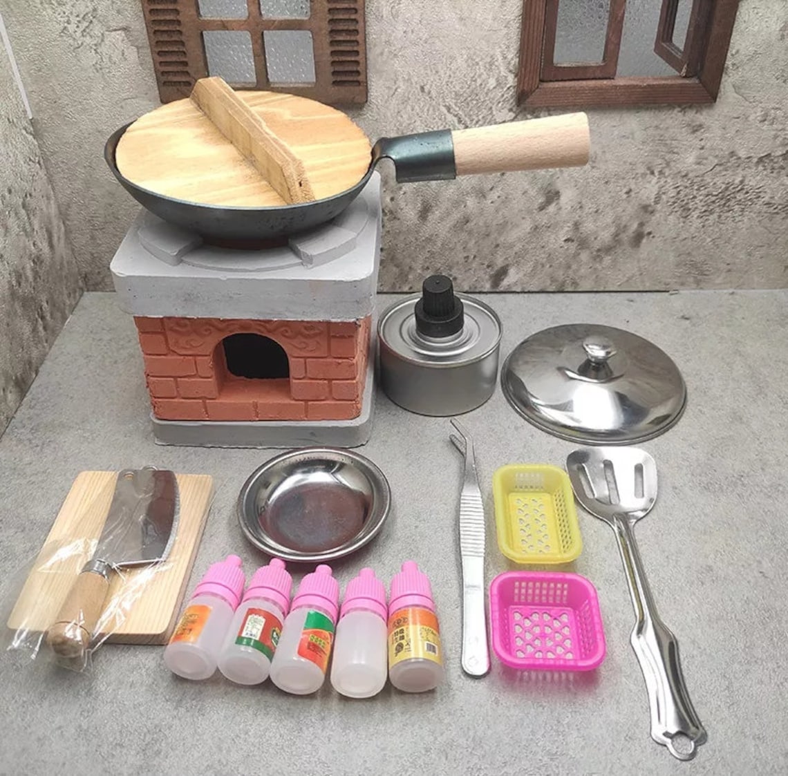 REAL Mini Kitchen Set Can Cook Real Mini Food Include All Etsy