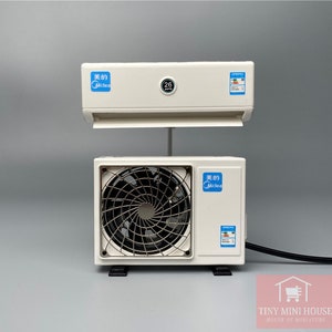 MINIATURE Working Fan AC Air Conditioner Perfect for Your Dollhouse.