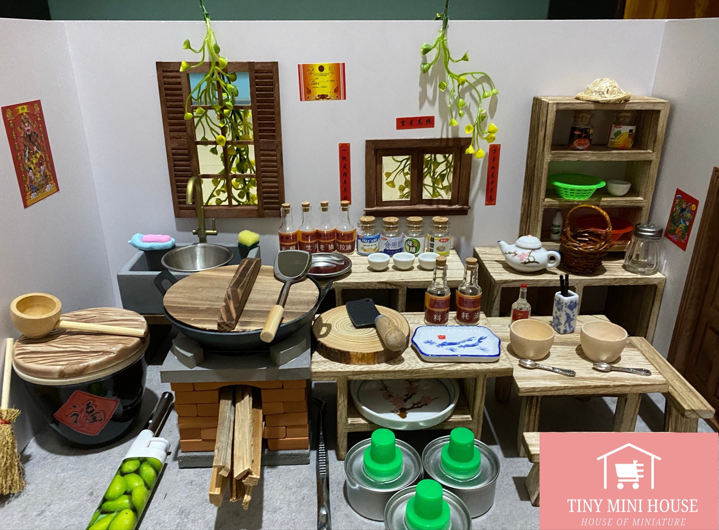 Real Miniature Kitchen Set For Cook Real Mini Food Full SET OF KITCHEN –  realtinyworld