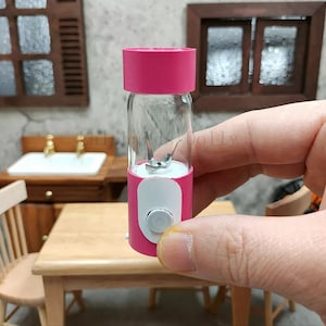 Real Miniature Working Blender Juicer Can Blend Real Mini Food With Red Color