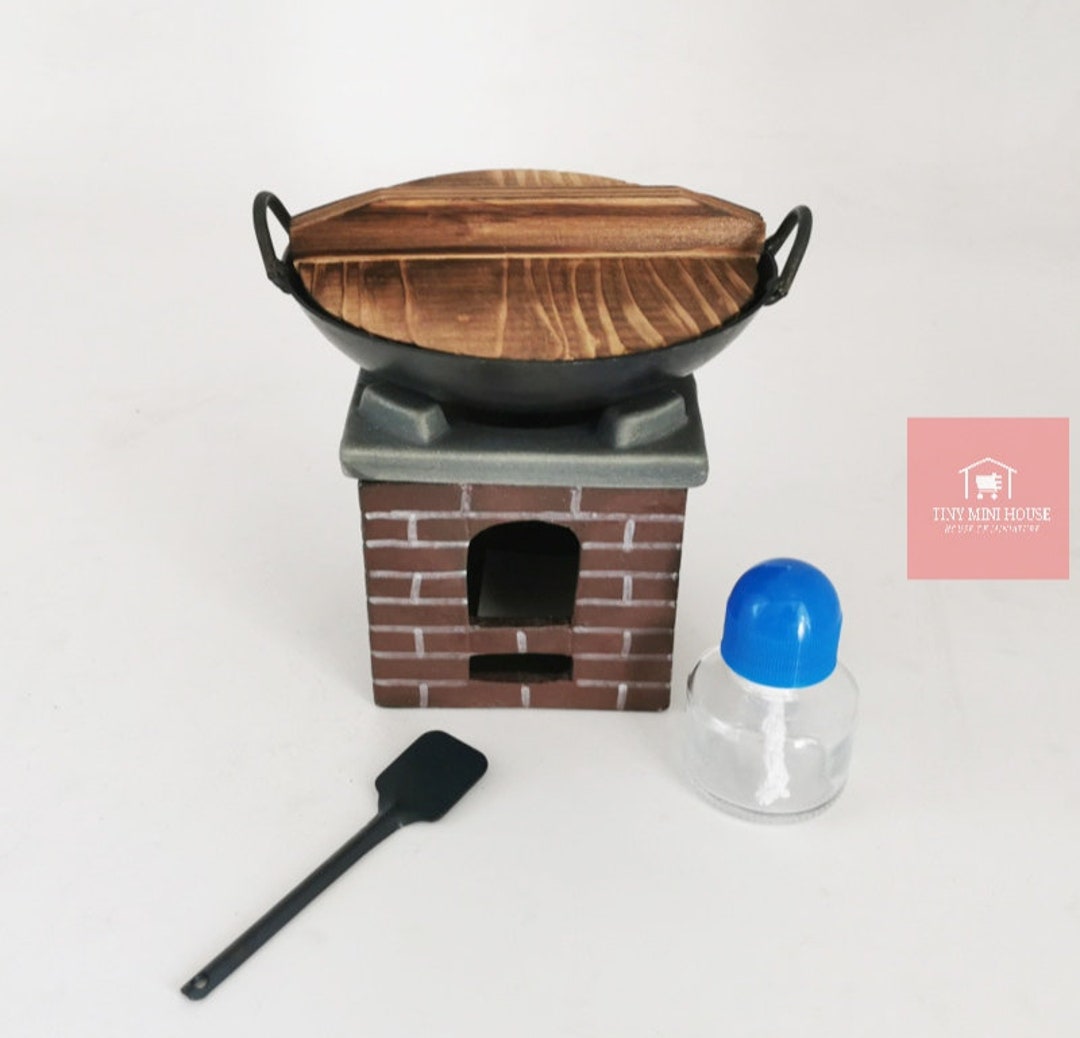 Miniature Cooking Stove for Mini Kitchen Can Real Cook Mini Food Perfect for Your Real Tiny