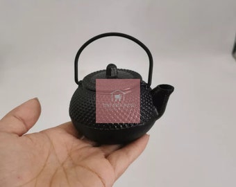 Prawdziwy miniaturowy żeliwny kociołek do gotowania (do kontaktu z żywnością)