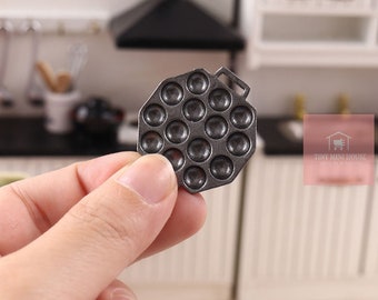 Real Miniature Cooking Takoyaki Pan Can Cook real mini food