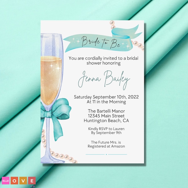 Breakfast at Tiffanys Bridal Shower Invitations Etsy