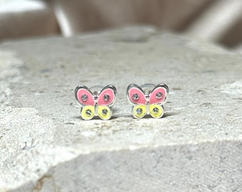 NEWEI Lindos Aretes De Mariposa Colgantes Para Mujeres