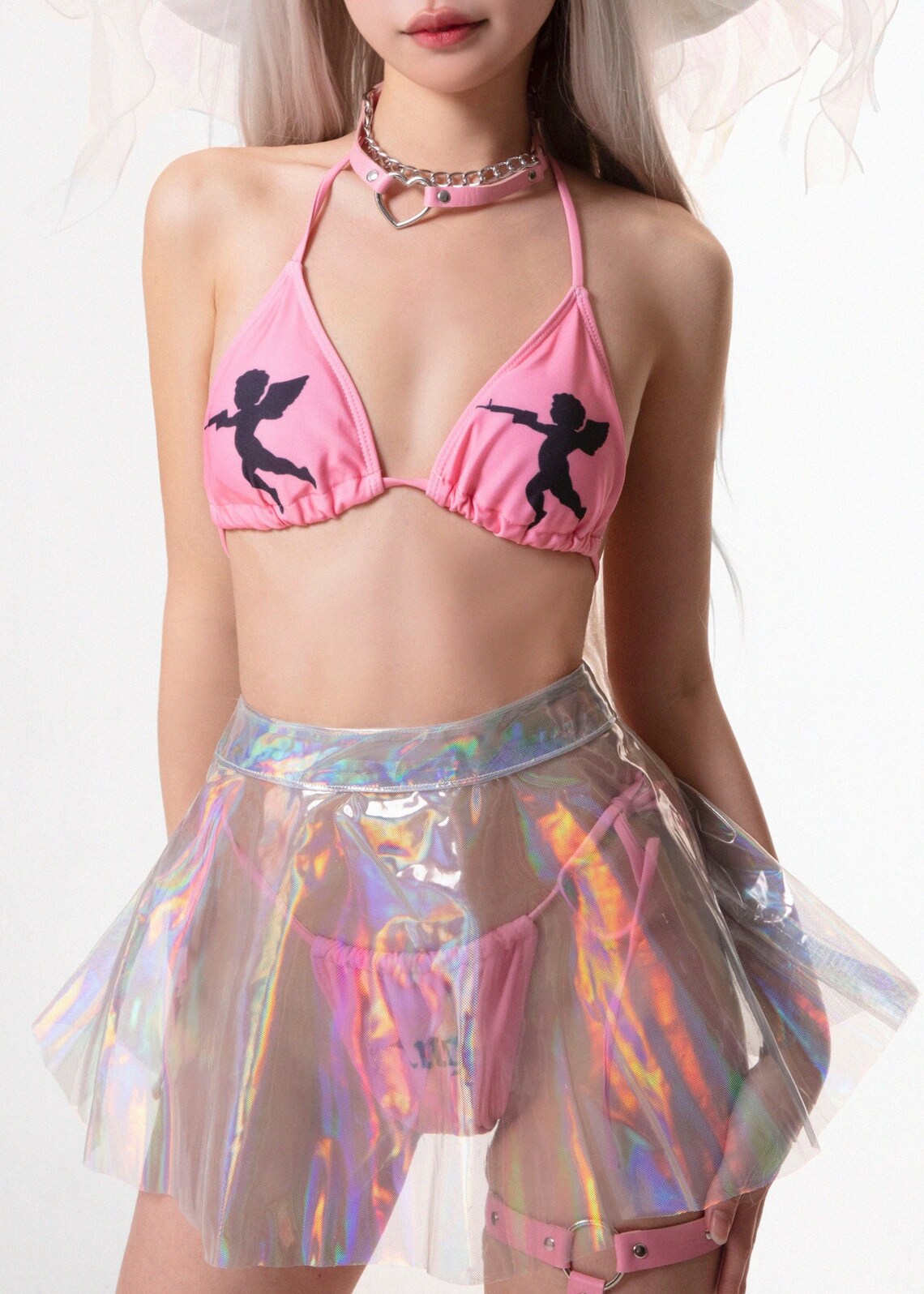 Review for Laser pleated skirt set yv42047