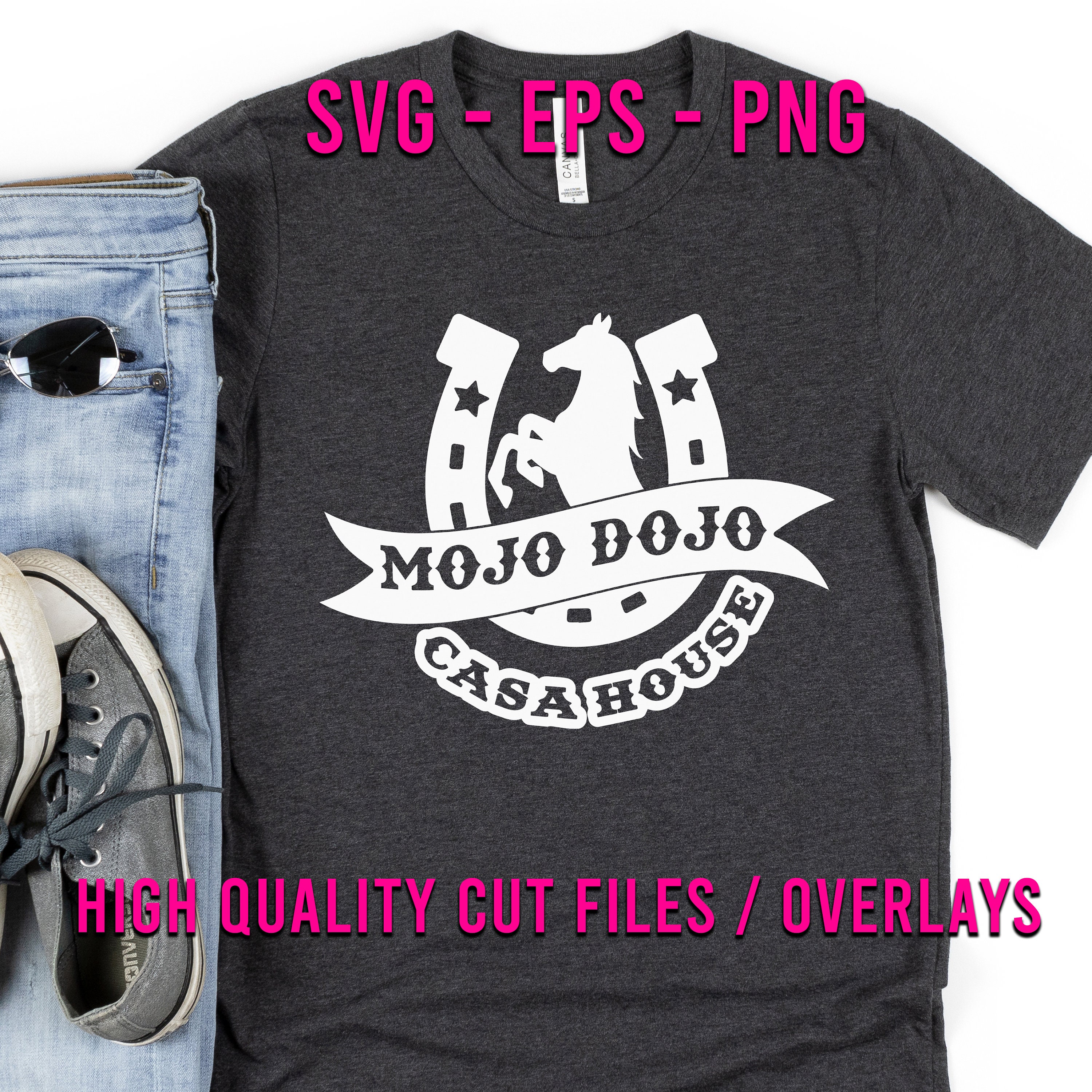 Mojo Dojo Casa House SVG EPS PNG Cricut Cameo Digital File - Etsy