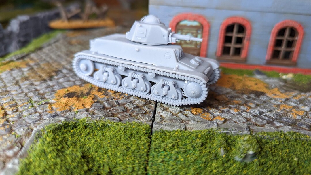 Hotchkiss H39 Light Tank france WW2/WWII Bolt Action 28mm / 1:56 and ...