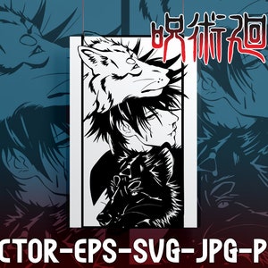 Jujutsu kaisen : Megumi fushiguro Divine Dog