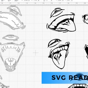 Jujutsu Kaisen : Sukuna Mouth SVG - Etsy