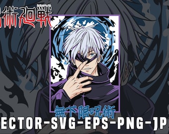 Jujutsu kaisen : Gojo Satoru SVG