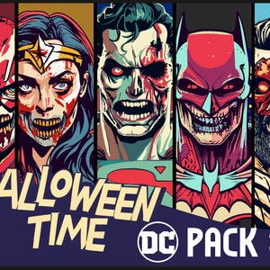 Superhero Halloween pack 3