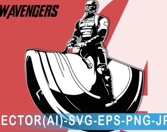 U.S. Agent John Walker Taco Shield Thunderbolts* SVG Vector - Etsy