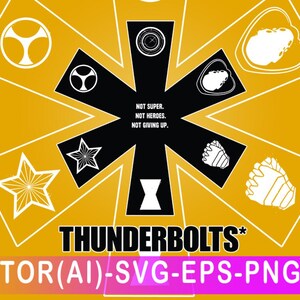 Thunderbolts* logo SVG Vector