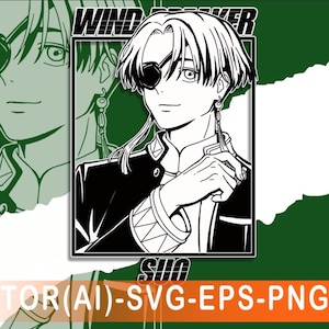 Wind Breaker HAYATO SUO Svg vector