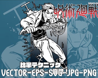 Jujutsu kaisen Kento Nanami SVG