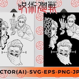 Jujutsu kaisen bundle Kento Nanami SVG