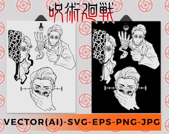 Jujutsu kaisen bundle Kento Nanami SVG