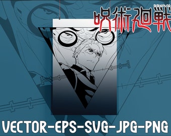 Jujutsu kaisen Kento Nanami SVG