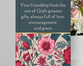 Journal gift for Christian friend, Sister in Christ Journal, Prayer journal, Thank you gift for friend, Spiritual, Gratitude Journal, Faith