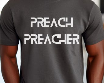 Camiseta de predicador cristiano, camiseta moderna para la iglesia, atuendo urbano para la iglesia, apoyo a líderes juveniles, camiseta unisex, regalo para el personal de la iglesia, cumpleaños
