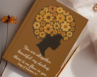 Faith-Based Journal for African American Women, Christian gifts for Black Women, Prayer Journal for Black Women, Gratitude Notebook,