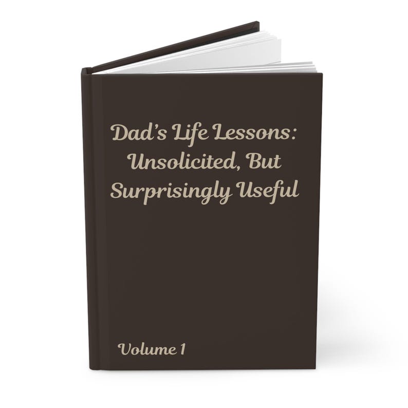 Funny Dad Journal, Wisdom and Advice for Kids, Dad's Life Lessons Notebook, Keepsake for Children, Dad's Words of Wisdom Gift, Humorous image 9
