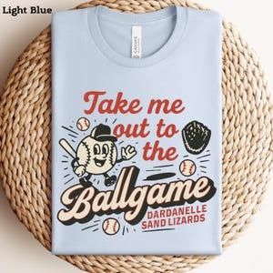 Dardanelle AR Sand Lizards Baseball Shirt, Sand Lizard Baseball, Baseball Mom Tee, Student Athlete Shirts for Dardanelle
